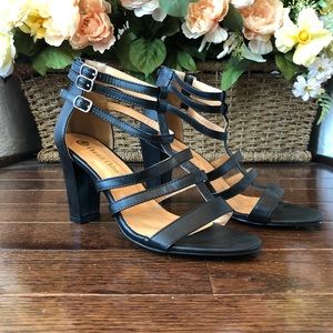 BLACK FRIDAY SALE — NWOB Black Gladiator Heeled Sandal (US 9)